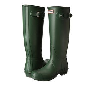 Tall Hunter Green Boots Size 10
